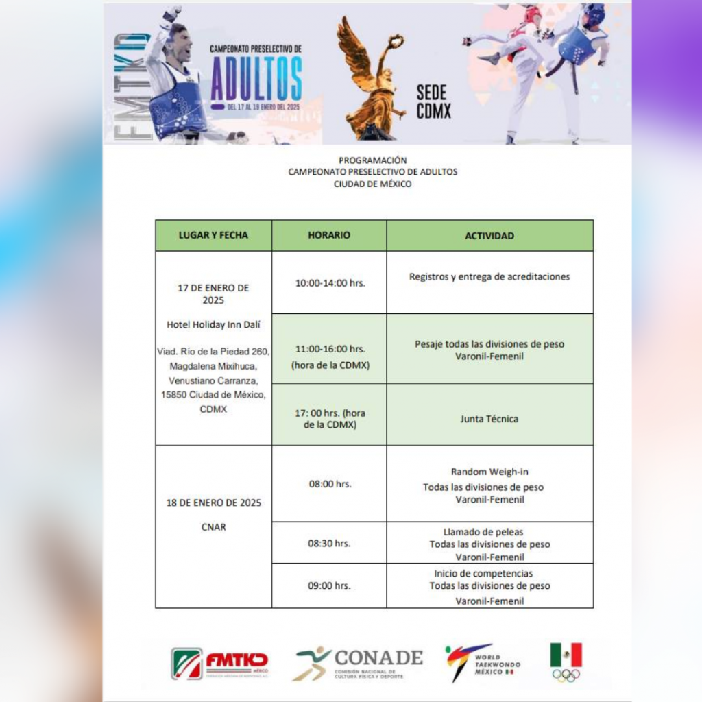 CAMPEONATO PRESELECTIVO DE ADULTOS