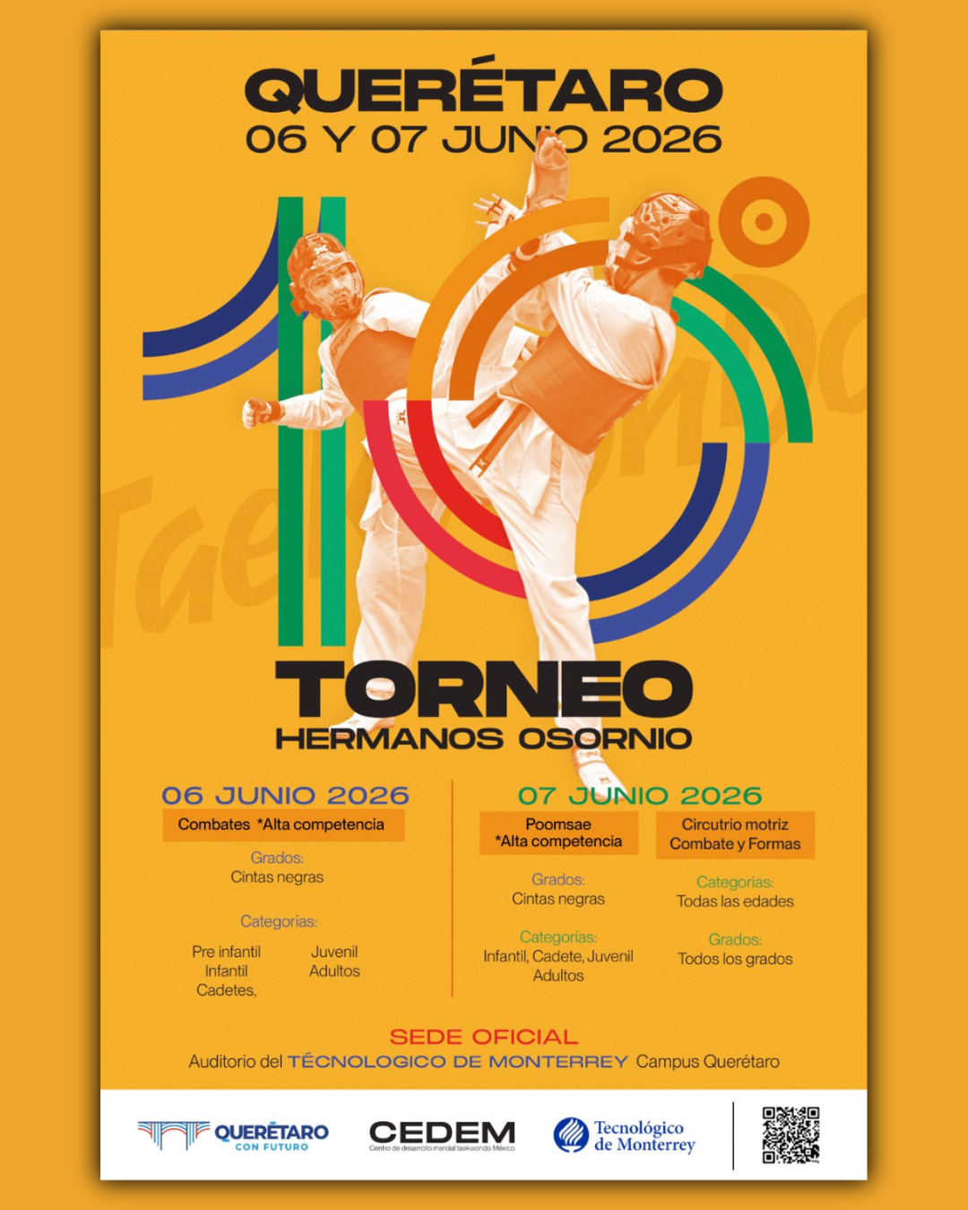 Póster del Torneo Hermanos Osornio