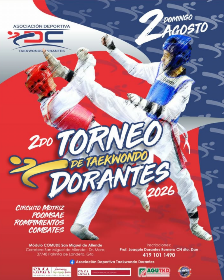 2DO TORNEO DE TAEKWONDO DORANTES